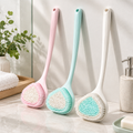 Long-Handled Soft Bristle Bath & Body Brush